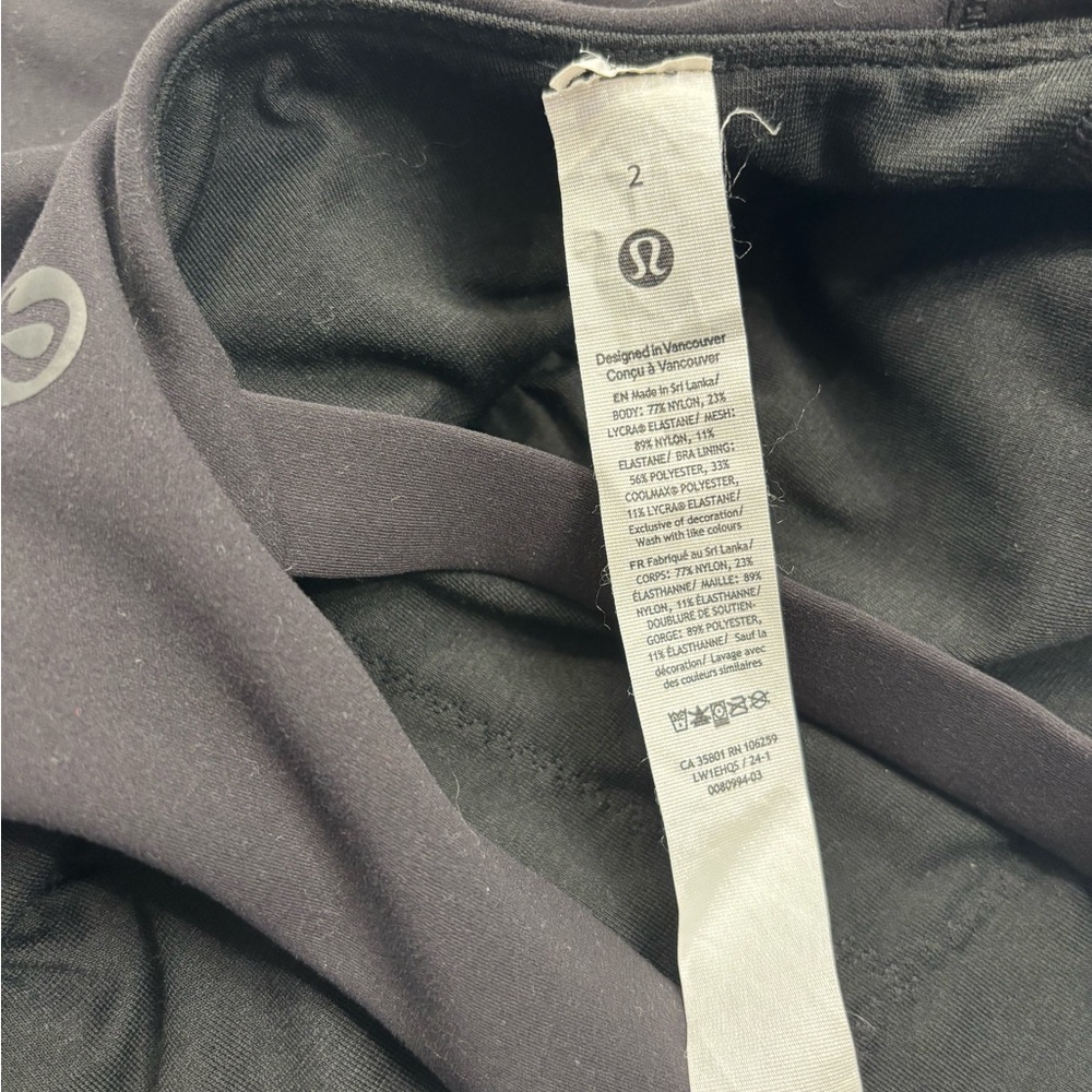 Lululemon Athletica Black Racerback Tank - Picture 3 of 3